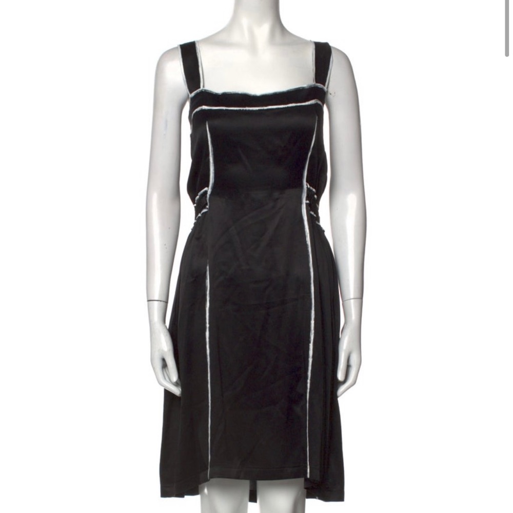 Yves Saint Laurent Silk Knee-Length Dress - Size L
